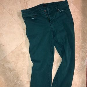 Gap denim skinny jeans - green